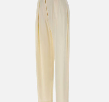 Pantalone a gamba larga 1226WTR002857P IVORY VICTORIA BECKHAM 