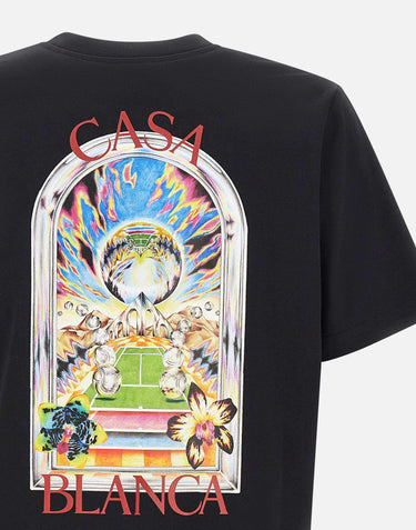 T-shirt "Tennis landscape" MSS26JTS001 09 CASABLANCA 