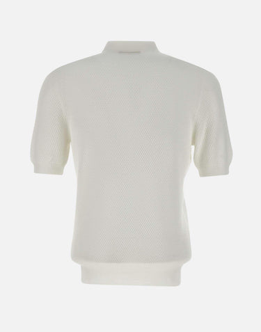 Polo in maglia di cotone organico 57113 20620002 GRAN SASSO 