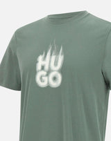T-shirt "Dalayer" in cotone 50535363 343 HUGO 