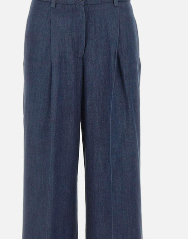 Pantaloni in lyocell UF5144D0266 78916 LIU-JO 