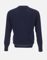 Maglia girocollo a trecce 30000106 038 KANGRA 