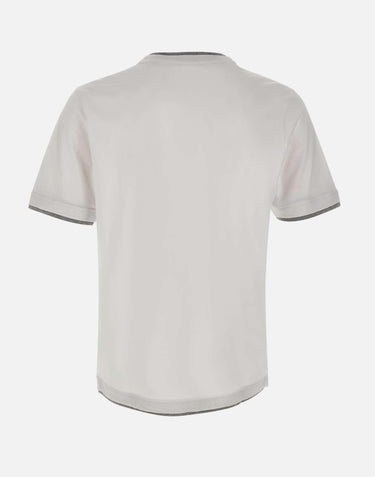 T-shirt in cotone Supima DK17105 BIANCO DIKTAT 