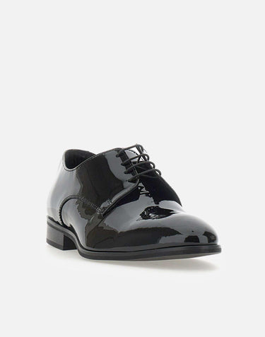 Stringate cerimonia "Rugan" in vernice 50Z8480 NERO CARLO PIGNATELLI 