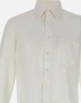 Camicia in lino con taschino CNACE36C195 85072 ASPESI 