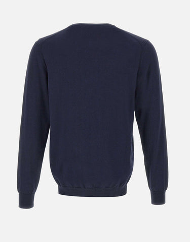 Maglia in seta e cotone DK87046 BLU DIKTAT 