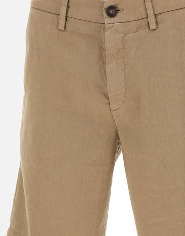 Shorts "Bernini-1" in lino e cotone BB32LS 34160426 RE-HASH 