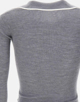 Polo in lana a costine MK17B66E2 G41 ELISABETTA FRANCHI 