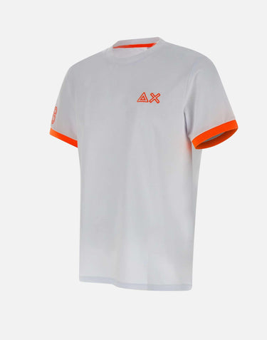 T-shirt "Piquet logo fluo" T35125 01 SUN68 