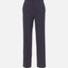 Pantaloni in lana con orli sfrangiati S52KA0566 M35466524M MM6 MAISON MARGIELA 