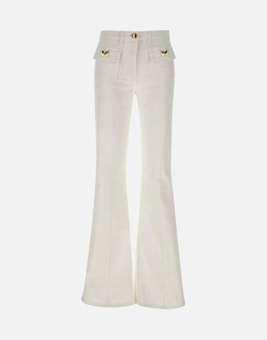 Jeans in cotone con fiocchi gioiello PJ93N51E2 360 ELISABETTA FRANCHI 
