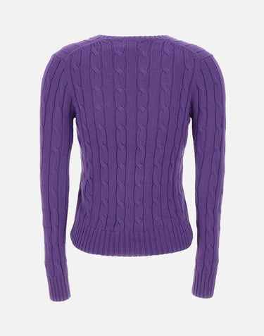 Maglia in cotone a trecce 211971870 502 POLO RALPH LAUREN 