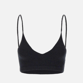 Crop top in misto cashmere F5LAWOKA013 110 LANEUS 