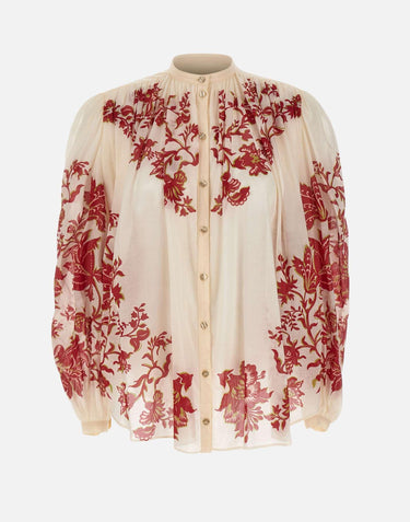 Camicia in cotone con stampa floreale WRIA0048 99SP5I8X0808 ETRO 