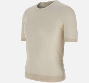 Maglia in seta a maniche corte 43112 23503005 GRAN SASSO 