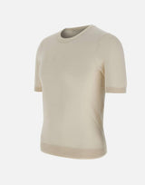 Maglia in seta a maniche corte 43112 23503005 GRAN SASSO 