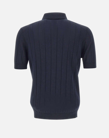 Polo in crepe di cotone PL1MC CR14C890 FILIPPO DE LAURENTIIS 