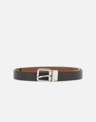 Cintura in pelle reversibile CNK00963 GRNNANERONOCE GIANNI CHIARINI 