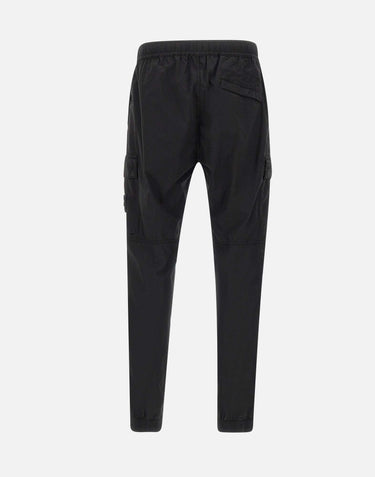 Pantaloni in raso di cotone biologico e lana 3100033S0014 V0029 STONE ISLAND 