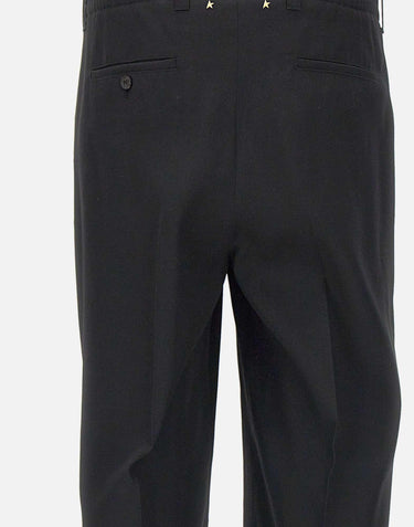 "Slacks" jogger in gabardine di lana GMP01508 P00117090100 GOLDEN GOOSE 
