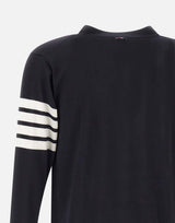 "Classic V-Neck Cardigan In Fine Merino Wool" MKC002A Y1014415 THOM BROWNE 