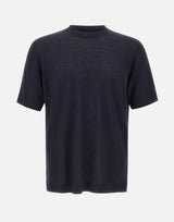 T-shirt in misto lino e cotone TS0MC LC14R990 FILIPPO DE LAURENTIIS 