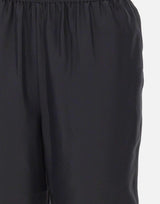 Shorts in seta ZINIALDS BLACK LOULOU DE SAISON 