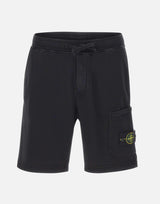 Bermuda in felpa di cotone biologico 6200011S0051 V0029 STONE ISLAND 