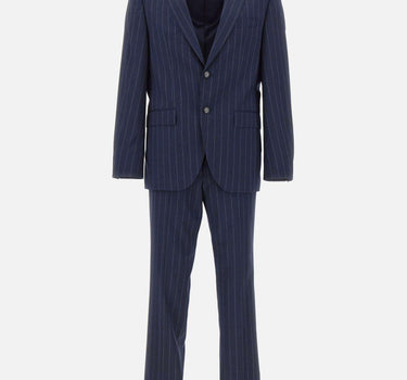 Abito in lana vergine gessato 50561835 404 BOSS 