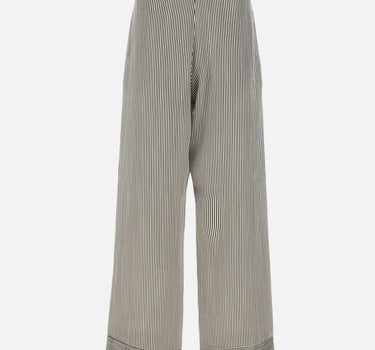 Pantaloni in seta e viscosa PADC02F415H553 VRU FABIANA FILIPPI 