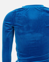 Top in velluto ATB1181W BLUE ANDERSSON BELL 