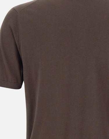 Maglia a maniche corte in misto seta e cotone 300421 170 KANGRA 