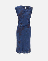 Abito midi con motivo jacquard SP5MR029 3000 KAOS 