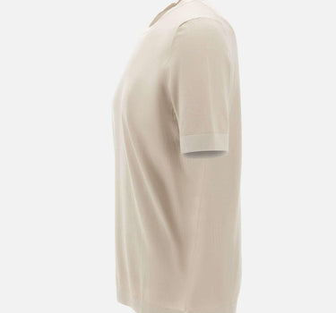 Maglia a maniche corte in cotone biologico 43168 21820011 GRAN SASSO 