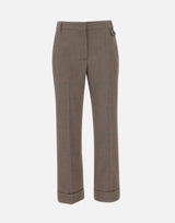 Pantaloni in tessuto mélange CA6367T577A P9578 LIU-JO 