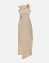 Abito "Flower" in lino COPR272F2060 BEI COPERNI 