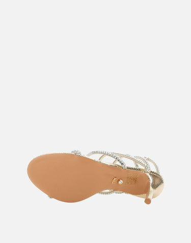 Sandali "Zeja" SH378 ORO TWENTYFOURHAITCH 