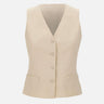 Gilet in tela di lino 2616151012600 007 MAX MARA STUDIO 