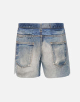 "Peace shell shorts" 12008 DENIM SATISFY 