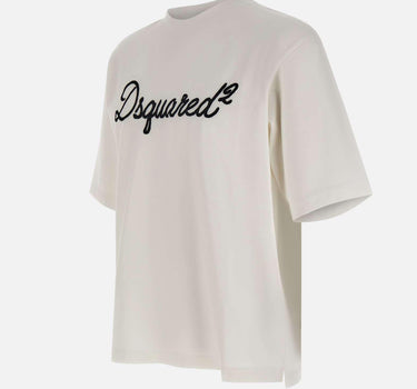 T-shirt loose fit ricamata S74GD1524 D20106100 DSQUARED2 