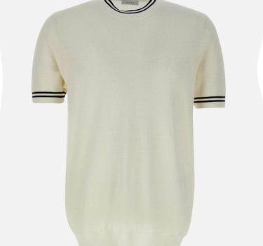 T-shirt in seta e cotone DK87052 NATURALE DIKTAT 