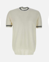 T-shirt in seta e cotone DK87052 NATURALE DIKTAT 