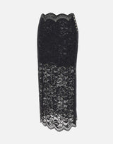 "Midi skirt in stretch lace" 24AJJU598PA0170 P001 RABANNE 
