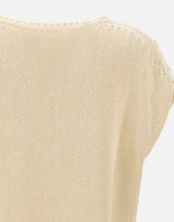 Maglia patchwork smanicata 180020 201 KANGRA 