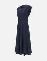 Abito midi a trapezio RZ16445 NAVY NISSA 