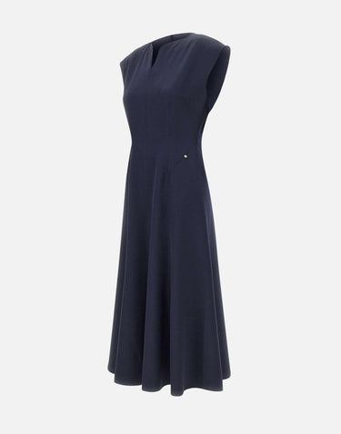 Abito midi a trapezio RZ16445 NAVY NISSA 