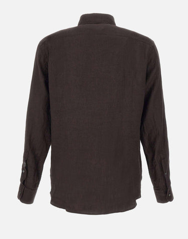 Camicia in lino "L Hays" 50541109 203 BOSS 