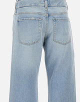 "Double waisted trousers Mankind bleach" 7N839E35 U7BHL 7 FOR ALL MANKIND 
