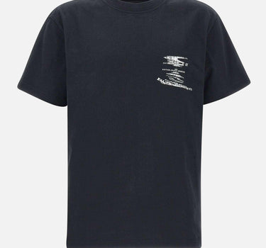T-shirt "SS Tee Beauty" in cotone P117HBBW225 BLACK PURPLE BRAND 