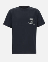 T-shirt "SS Tee Beauty" in cotone P117HBBW225 BLACK PURPLE BRAND 